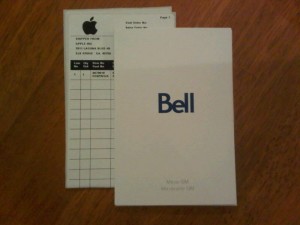 Bell SIM Card